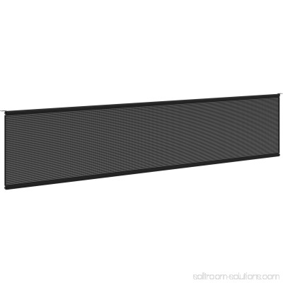basyx Multipurpose Table Modesty Panel, 60 1/2w x 5/8d x 10h, Black 556124879